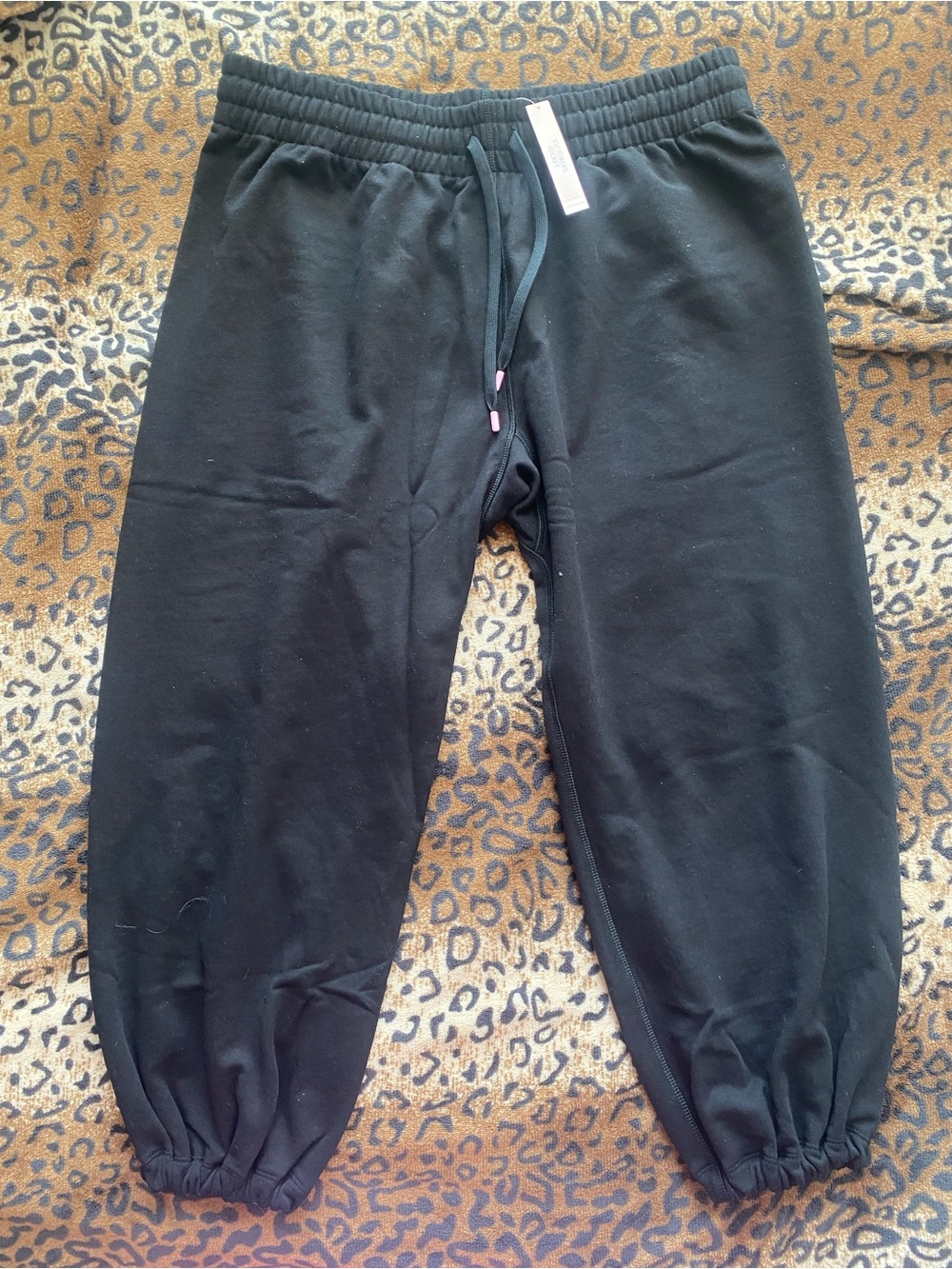 Victoria’s Secret Black Cropped Joggers